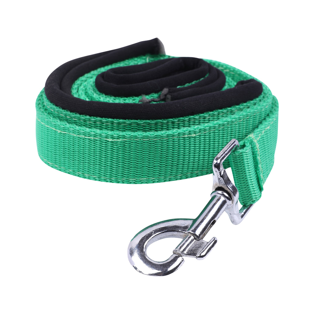 Petology Double Handle Dog Leash  5.5 Feet| Black  Strong Hook for Training and Walking Dogs  2 Padded Handles