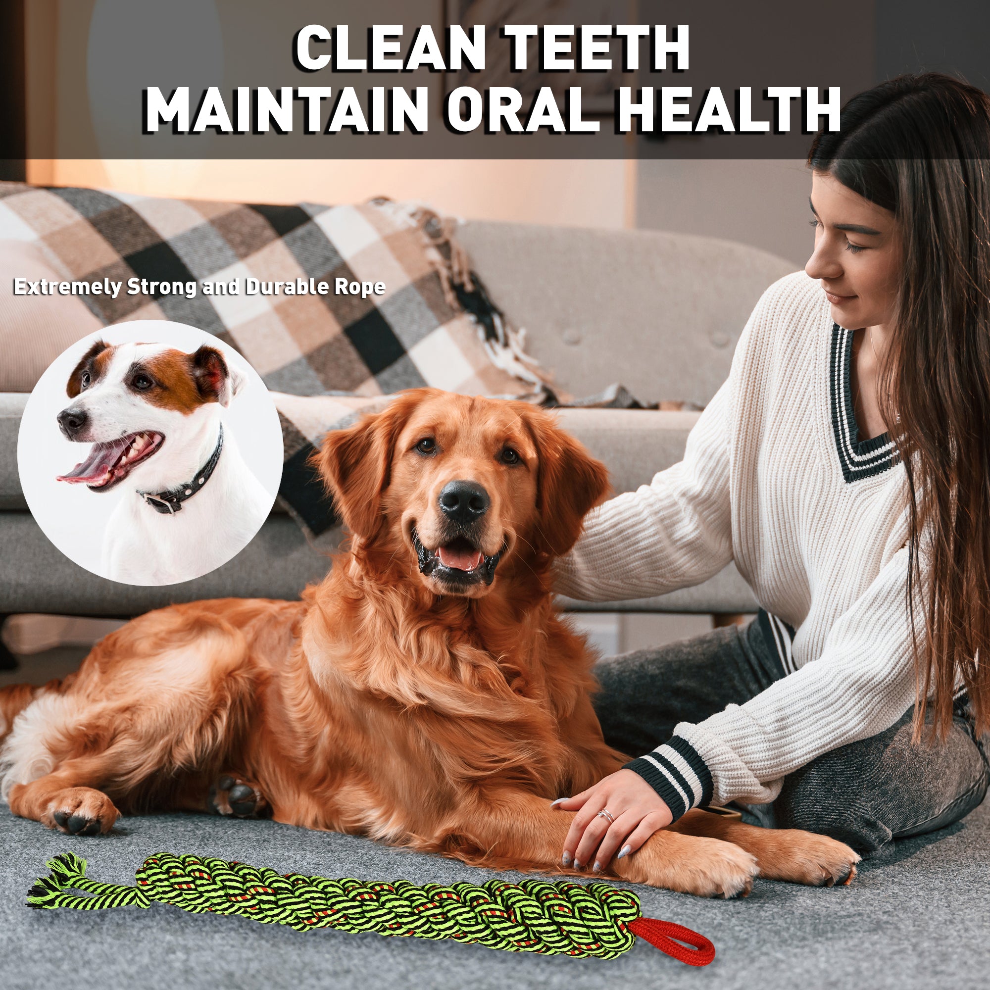 Make Lazy Furries active with Cotton, INTERACTIVE,AGRESSIVE CHEWERS FUN & POSITIVE,SNAKE Rope toys is the answer,Colour Variation