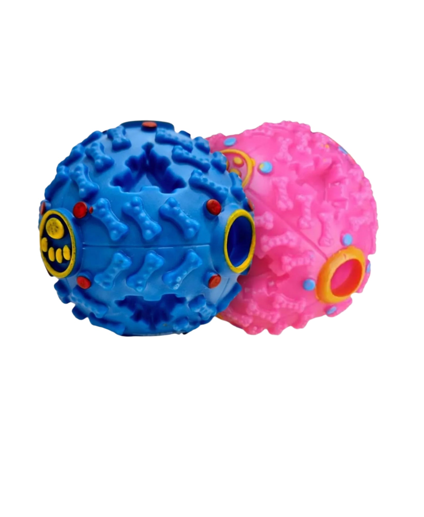 Industructible,100% safe, Squeaky Dog Chew ball for all Breeds, Treat Dispensing , BPA FREE