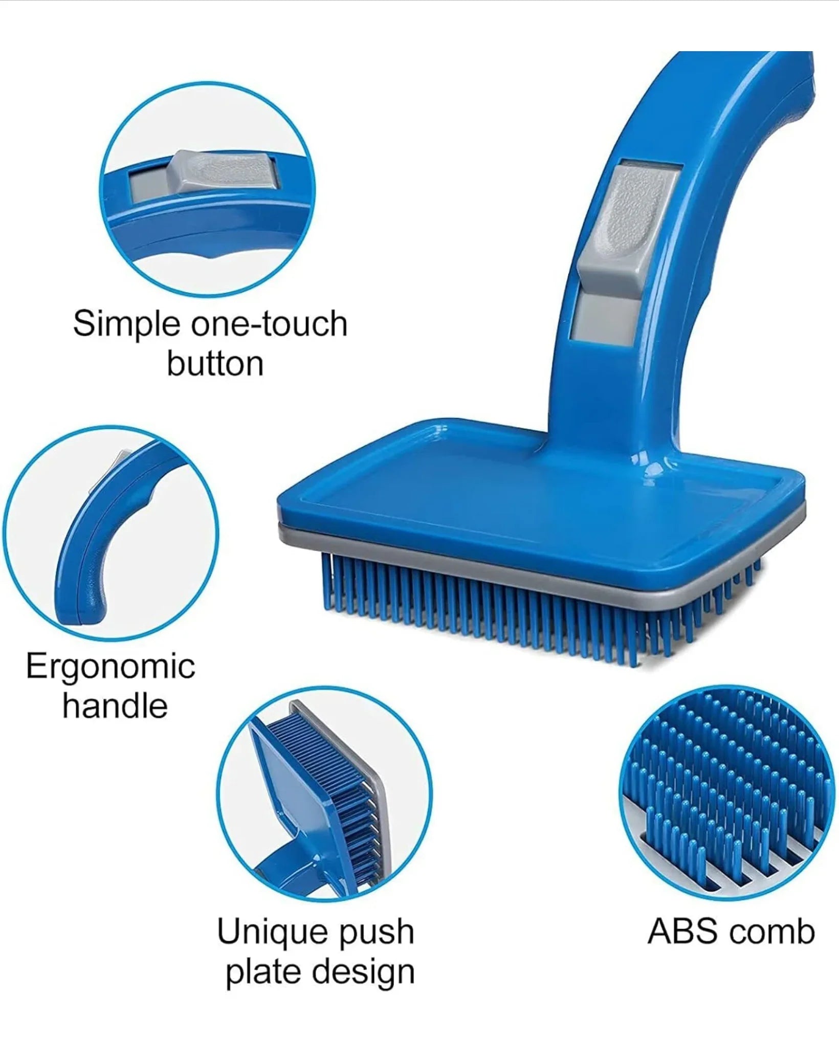 Hi Health Combo of 2, Slicker Brush Pet Grooming Glove for Dogs and Cats Shedding Small Medium Large Breeds(Pack of 2-Multi Color)