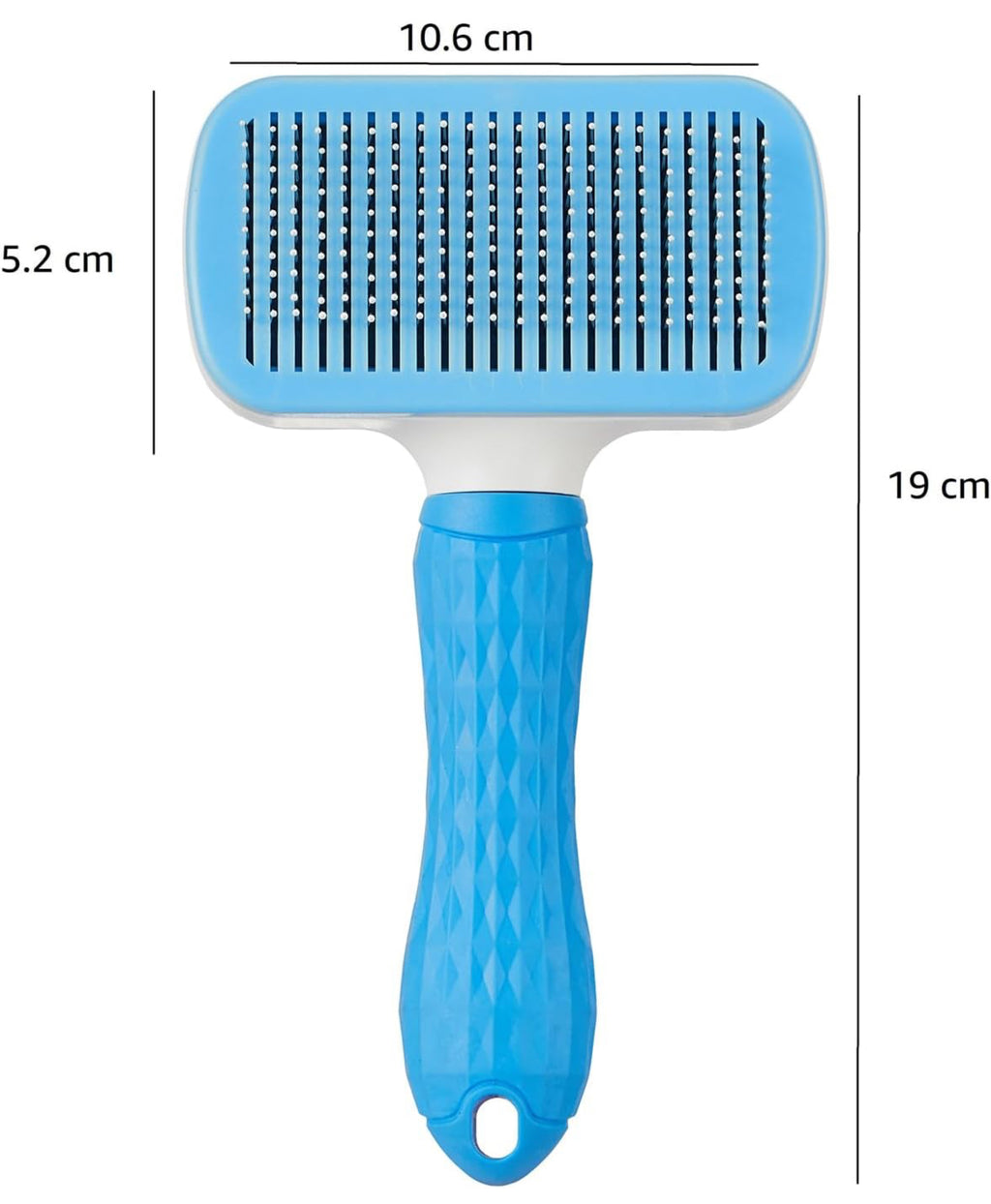 Auto Cleaning Slicker Pet Grooming Brush & Stainless Steel Pet Feeding Bowls (Set of 400 ml) for All Pets