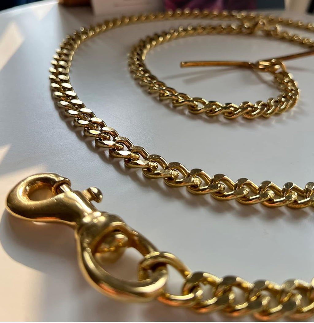 Superior quality Gold plated Dog chain diamond cut Cuban design long lasting,solid metal