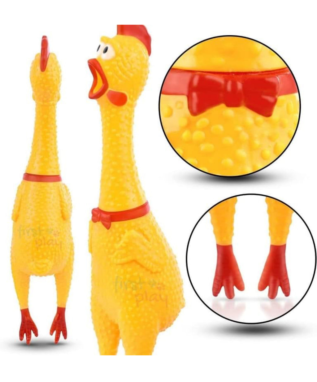 PLAYPETS DOG TRUST SOFT LATEX RUBBER COMBO PACK INTERACTIVE SQUEAKY TOY SET IDEAL FOR DOGS & PUPPIES - MULTICOLOR