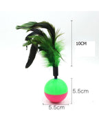 6-in-1 Combo Cat Toys for Indoor Cats Adult & Kittens – Interactive Wand Toy, Sisal light pair of mouse,50mm,sound ball and fur tumbler with Feather Teaser, Pet Toys for Play, Kitten Play Item, Indoor Play Toy, Daily Exercise & Fun
