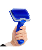 HiHygiene 2 in 1 Pet Comb Pack Adjustable Dog Puppy Brush Pet Comb for Grooming Cum Massager and Safety from Mites,Lice,Ticks Combo Pack of 2 Comb Large Size