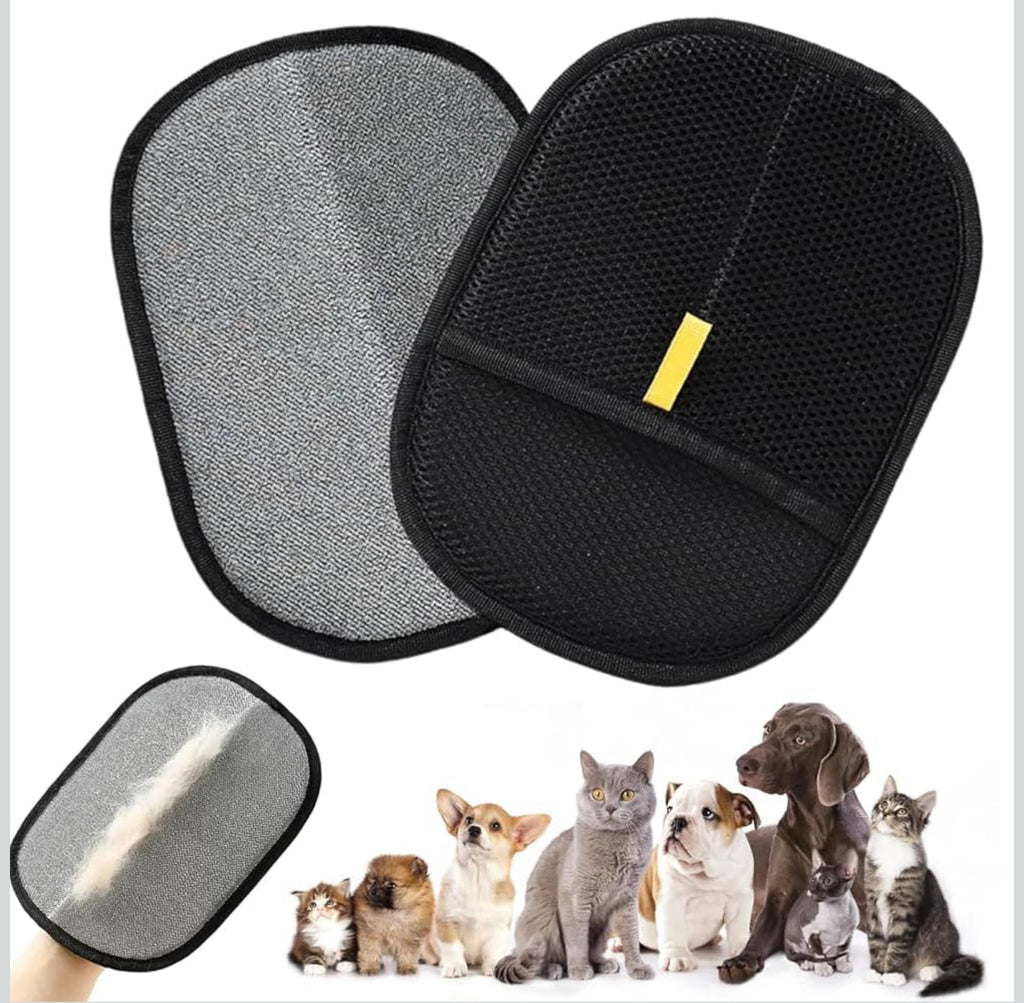 GRAB GROOM COMBO PET Mist brush with pet hair remover tool Non-Static and static brush combo with brush and clean combo perfect hygiene combo