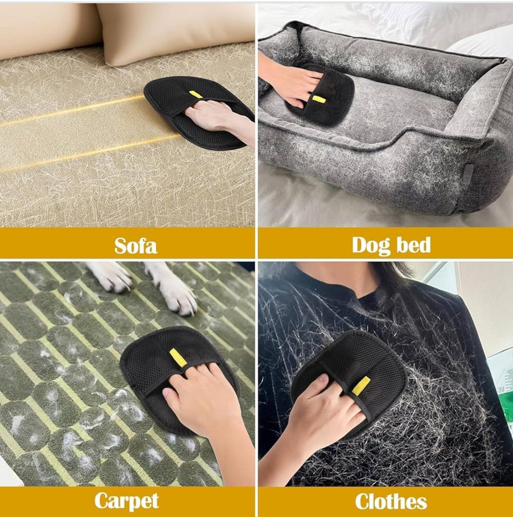 GRAB GROOM COMBO PET Mist brush with pet hair remover tool Non-Static and static brush combo with brush and clean combo perfect hygiene combo