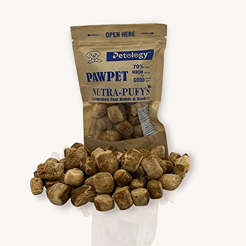 PAW PET NUTRA-PUFY'S,with Protien 70% & 100% Natural Provides All The Nutrition for Better Over All Growth,Shinny Hair & Strong Teeth Happy Stomach Suitable for All Ages