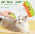 3 in 1 Cat Steam Brush Cat Grooming Brush Self-Cleaning Re-chargeable Steam Brush Massage Brush for Removing Hair