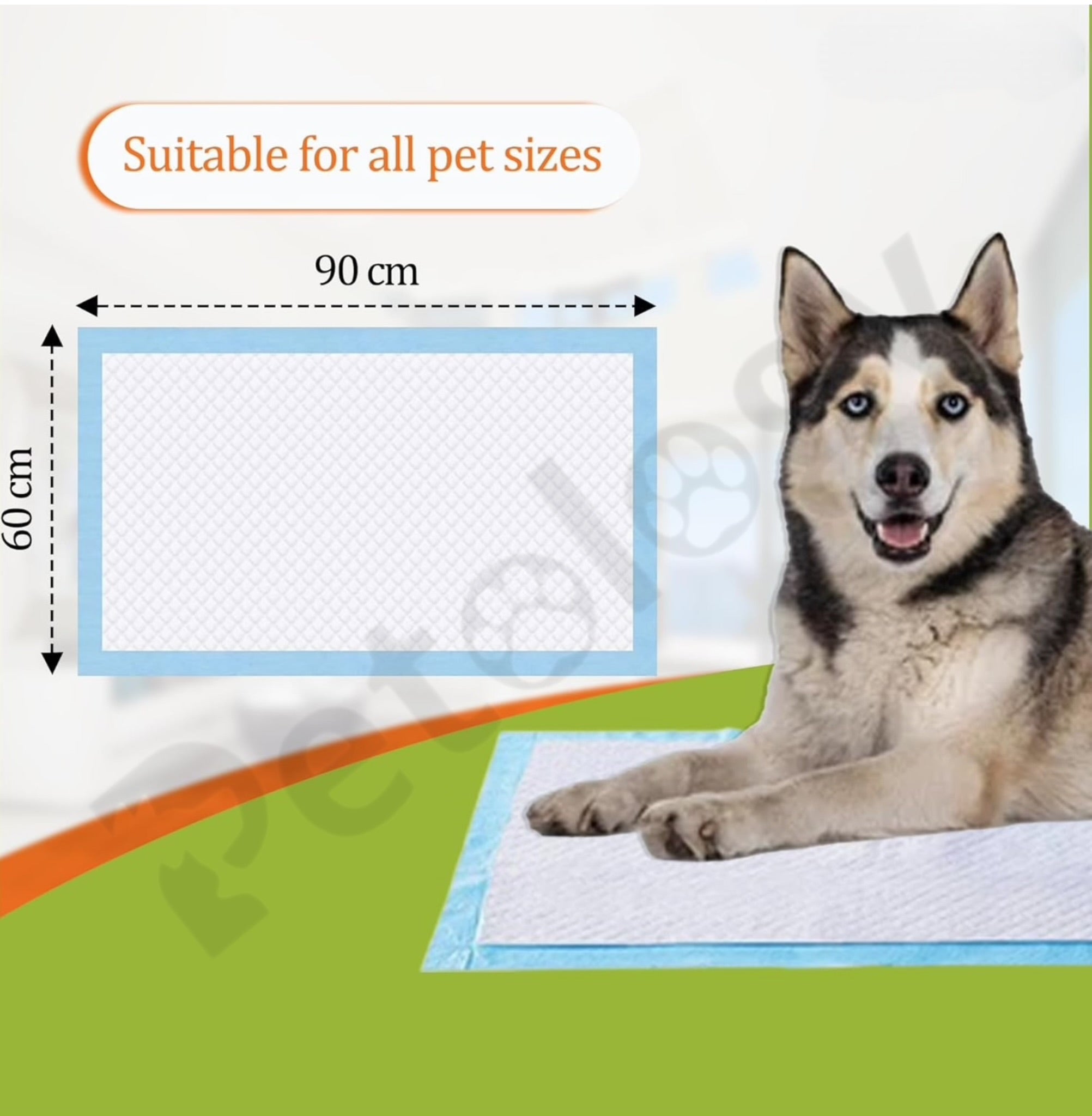 HIHYGIENE Dog Pee Pads 20 Count Potty Training Pads for Dogs, Leak-Proof Protection & Odor Control,Potty Training, Pet Training Pads