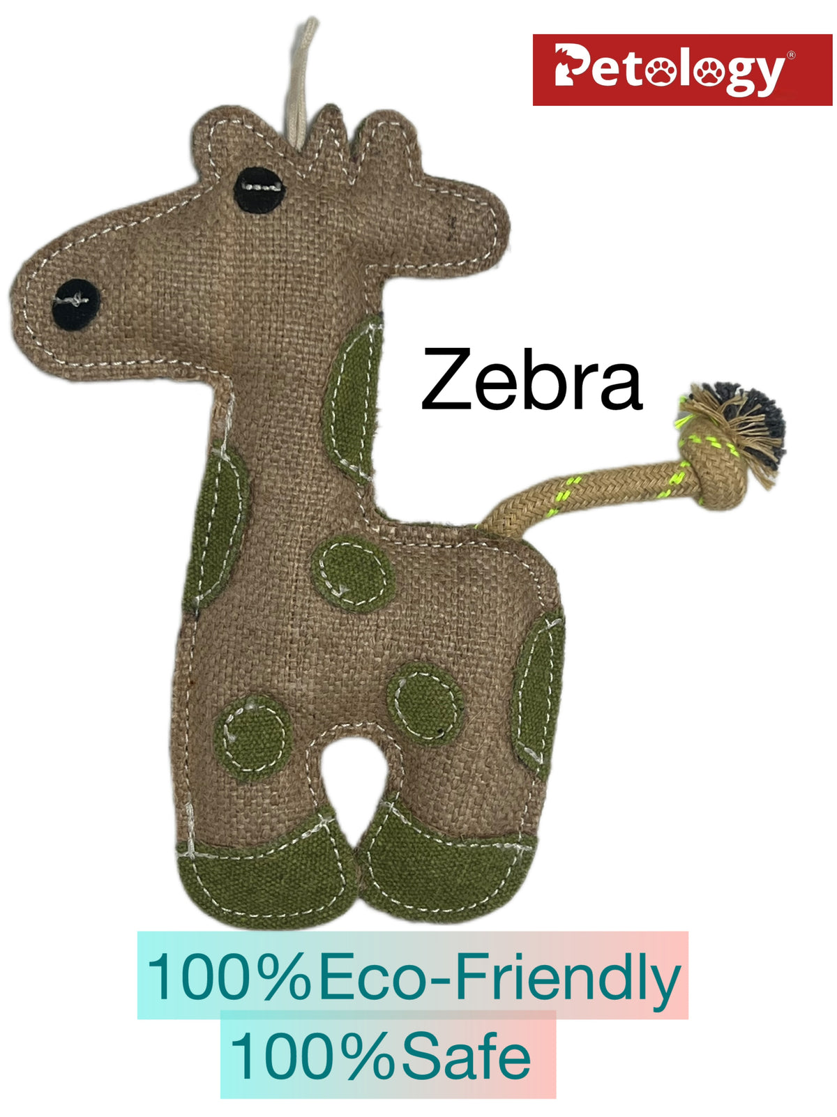 Petosafe Buy 2, Pay for 1  Pure Organic Jute Chew Tug Toy Safe, Non Toxic Fun for all size Dogs!