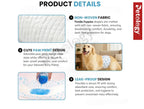 Petability Dogs Disposable Diapers for Dog -10Pcs Diaper Pants Nappy Leak-Proof, Ultra-Absorbent Daily and Travelling Purpose size available small,medium,Large & Xtra-Large