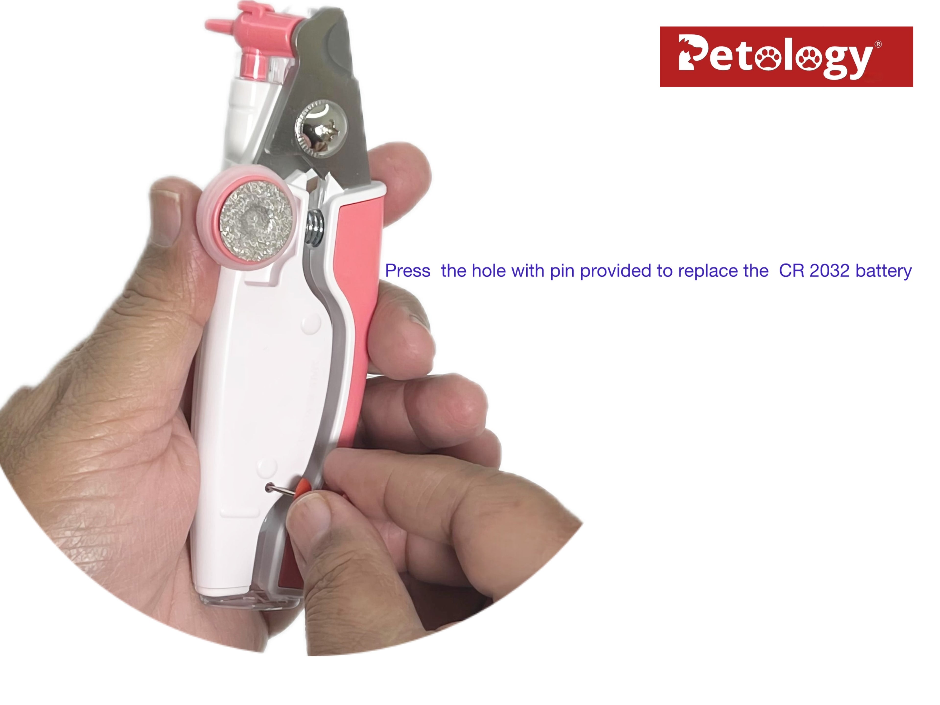 Lookout by Petology Exclusive Nail Clipper ( Korea)  Posco steel Dog and cat Nail Clippers with specially designed nail box Quick Sensor Light Accident-Free Guide Light and Dog Nail wheel Filler (Color Vary)