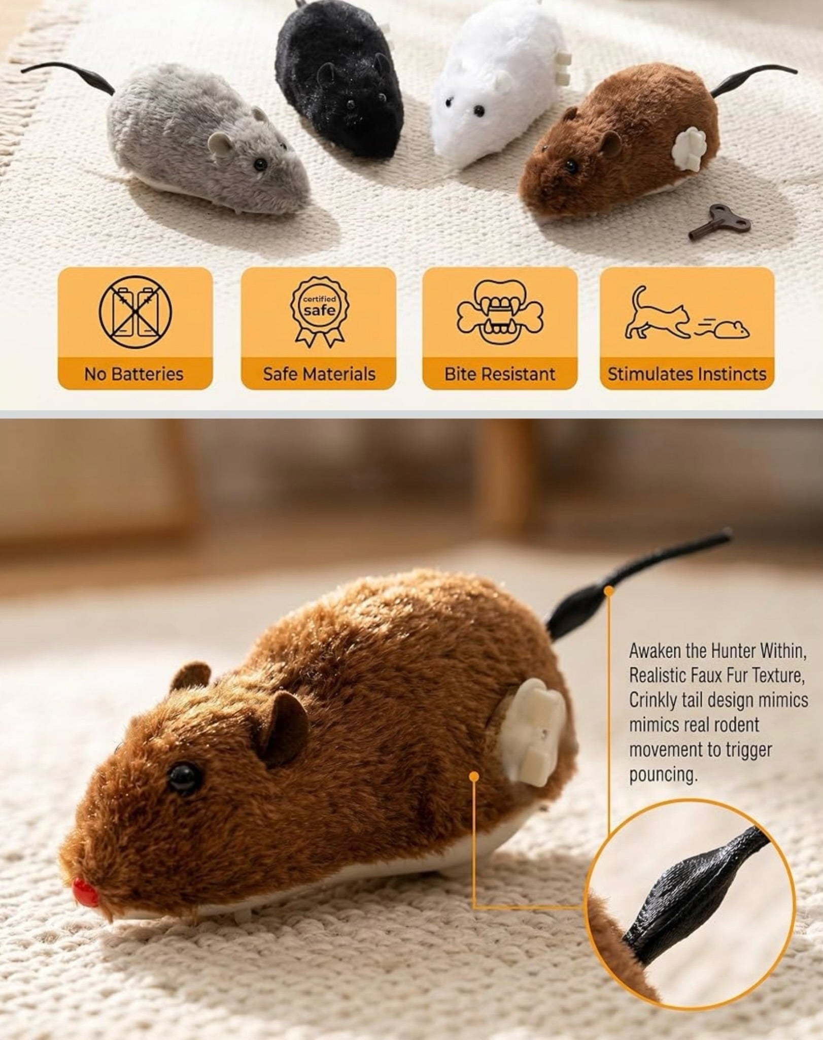 6-in-1 Cat Toy Combo Keep Your Cat Happy Active and Entertained Ultimate Playtime Bundle for Curious Cats