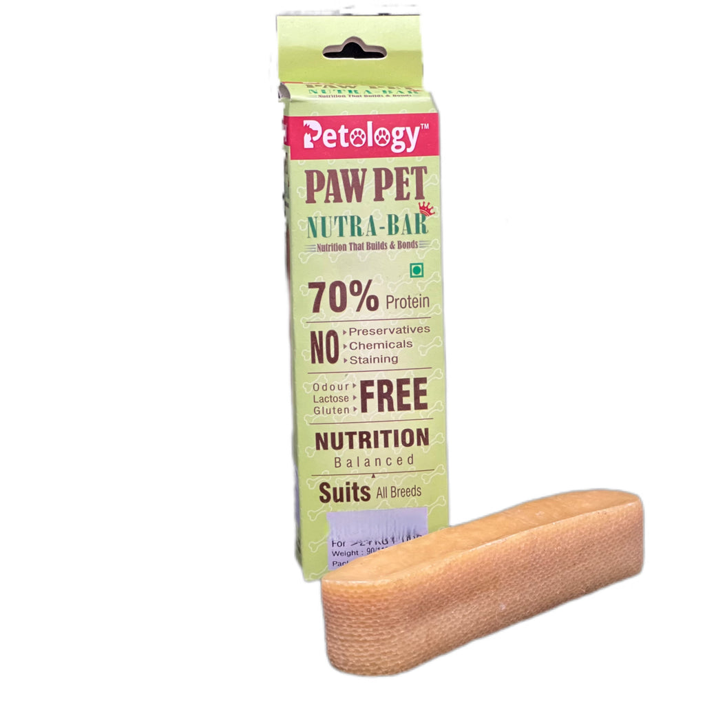 PAW PET NUTRA-BAR Bars for Dogs 100% Natural Himalayan Yak Chews,70% protien, Long Lasting,Fight Plaque & Tartar,Promotes Healthy Immune System 100g PACK