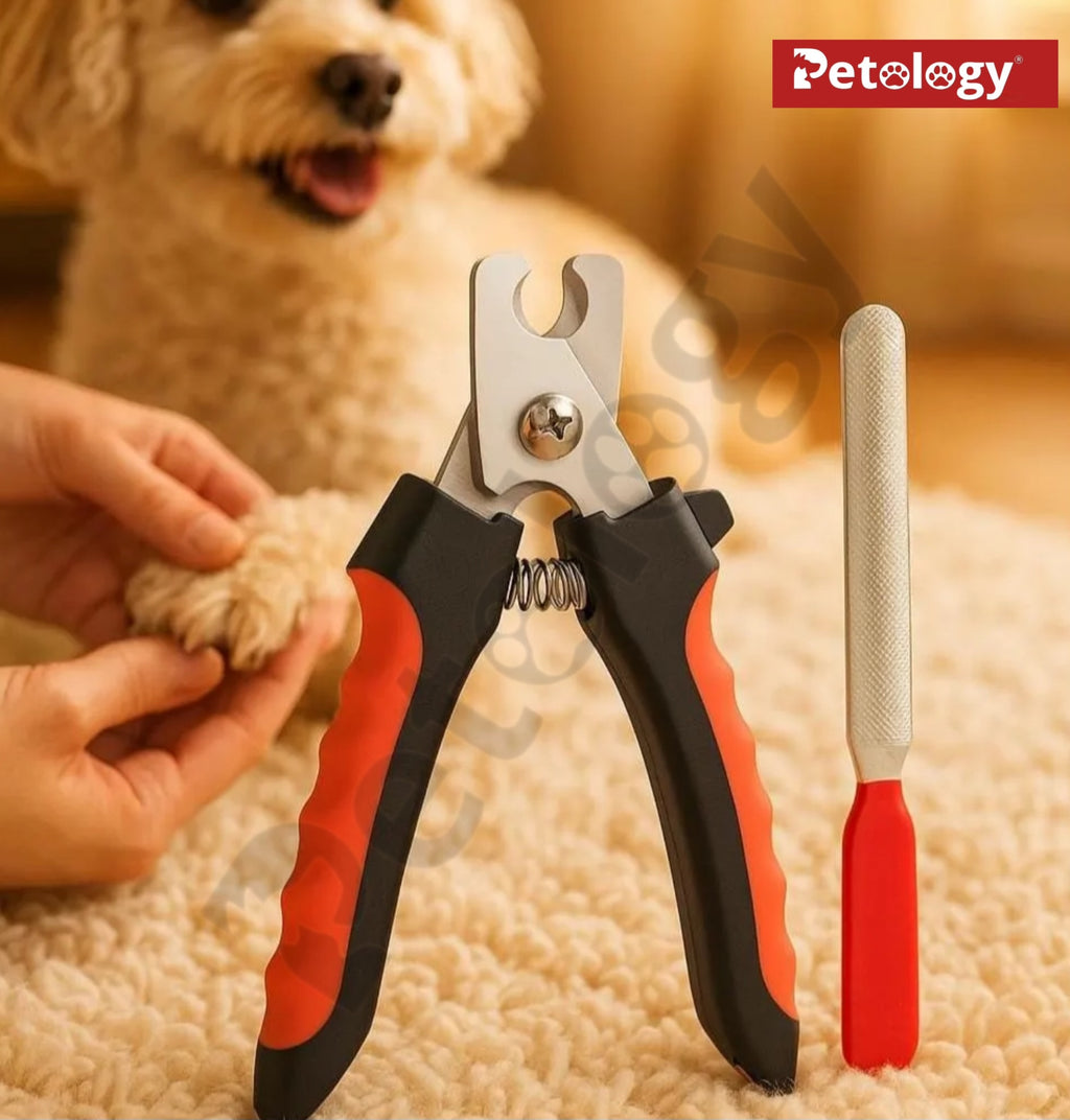 Dog Stainless Steel Nail Cutter Clipper and filer,Claw & Nails Clippers Grinder Grooming Trimmer for Small, Medium, Large dogs and cats