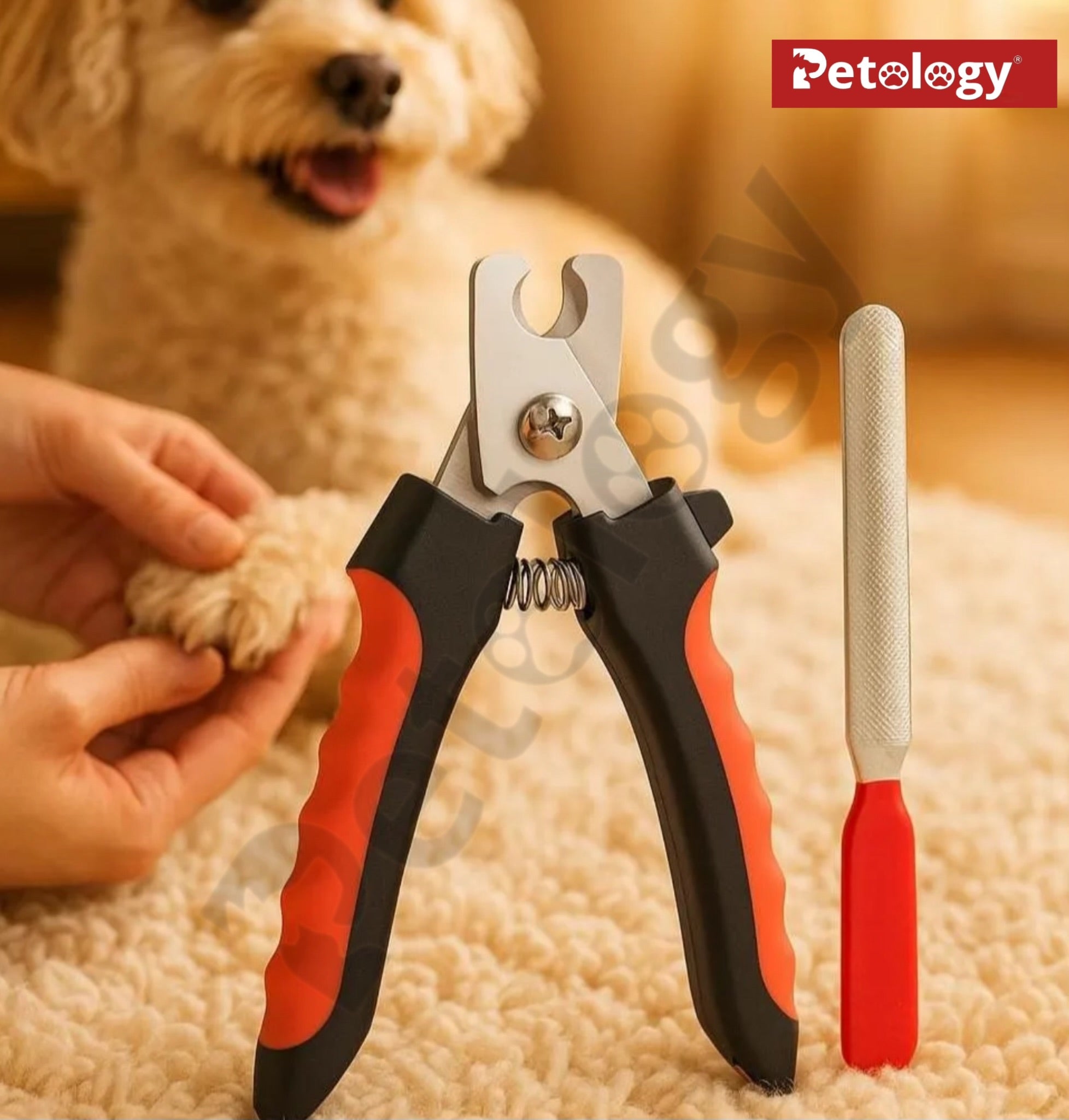 Dog Stainless Steel Nail Cutter Clipper and filer,Claw & Nails Clippers Grinder Grooming Trimmer for Small, Medium, Large dogs and cats
