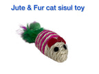 6-in-1 Combo Cat Toys for Indoor Cats Adult & Kittens – Interactive Wand Toy, Sisal light pair of mouse,50mm,sound ball and fur tumbler with Feather Teaser, Pet Toys for Play, Kitten Play Item, Indoor Play Toy, Daily Exercise & Fun