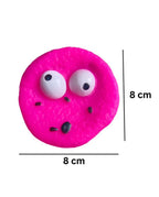 Playpets 100% Latex Cream & Coockie Squeaky Chew toy for Puppies and Pets, Coockie Shape for Dogs all sizes & Breeds