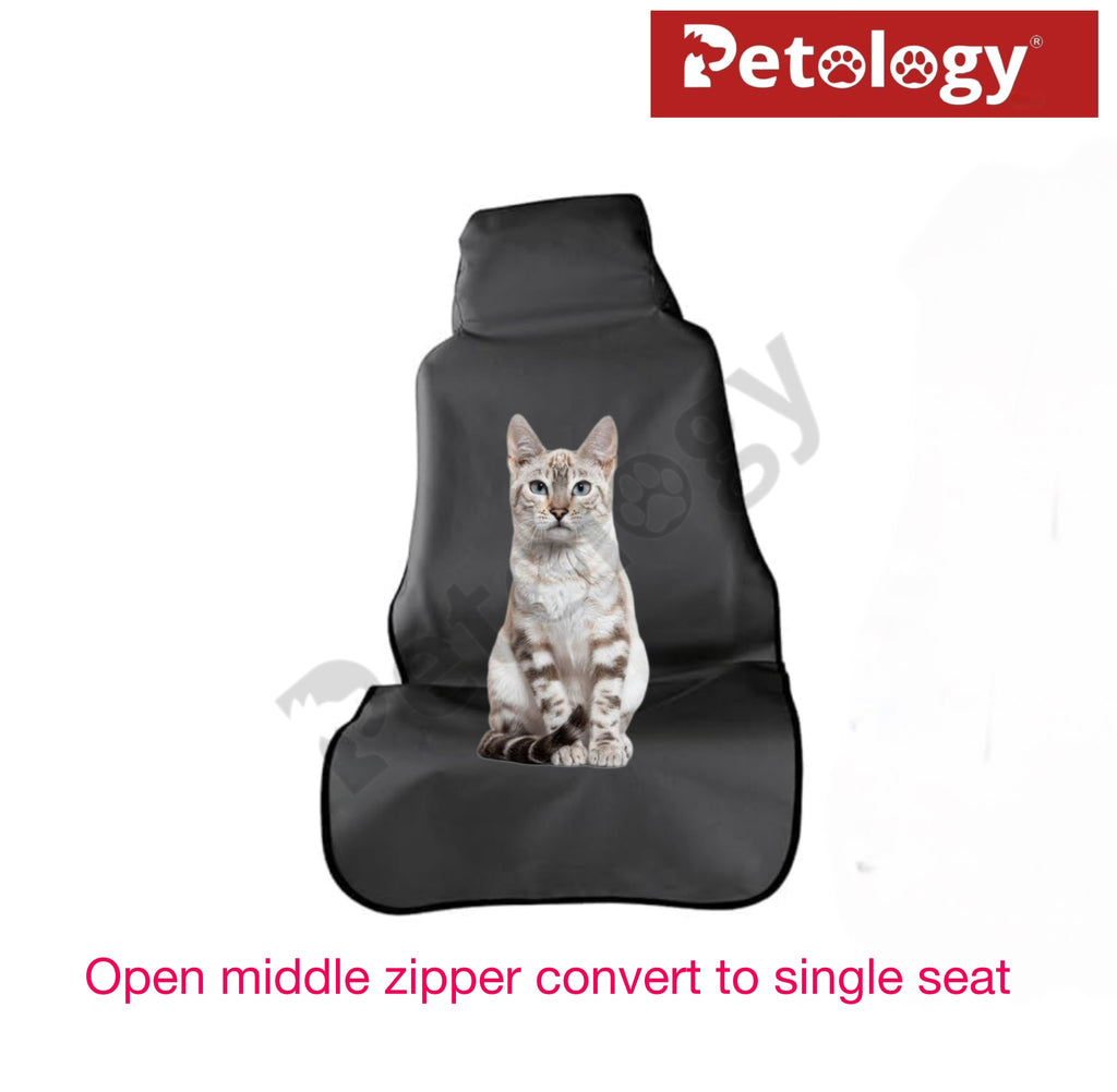 Petability  Soft Anti-skid Back seat protection Cover, Waterproof Scratch Proof Non-Skid, Travel Hammock With Anchors For Cars Trucks SUV Boot Liner, Black