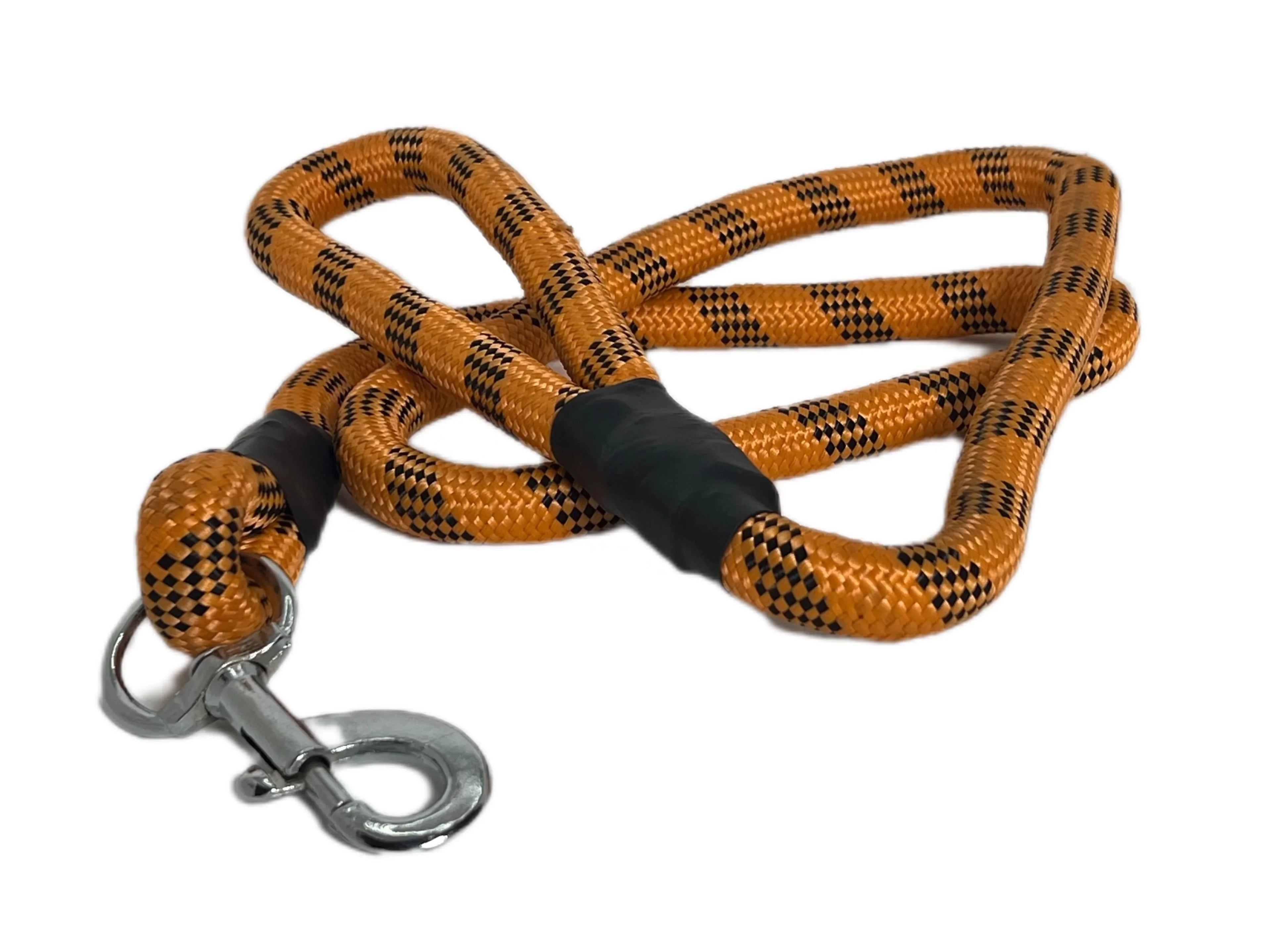 Petology Plush High Strength 18MM rope leash with complementary Paw tag and Leash 1.5 inch collar