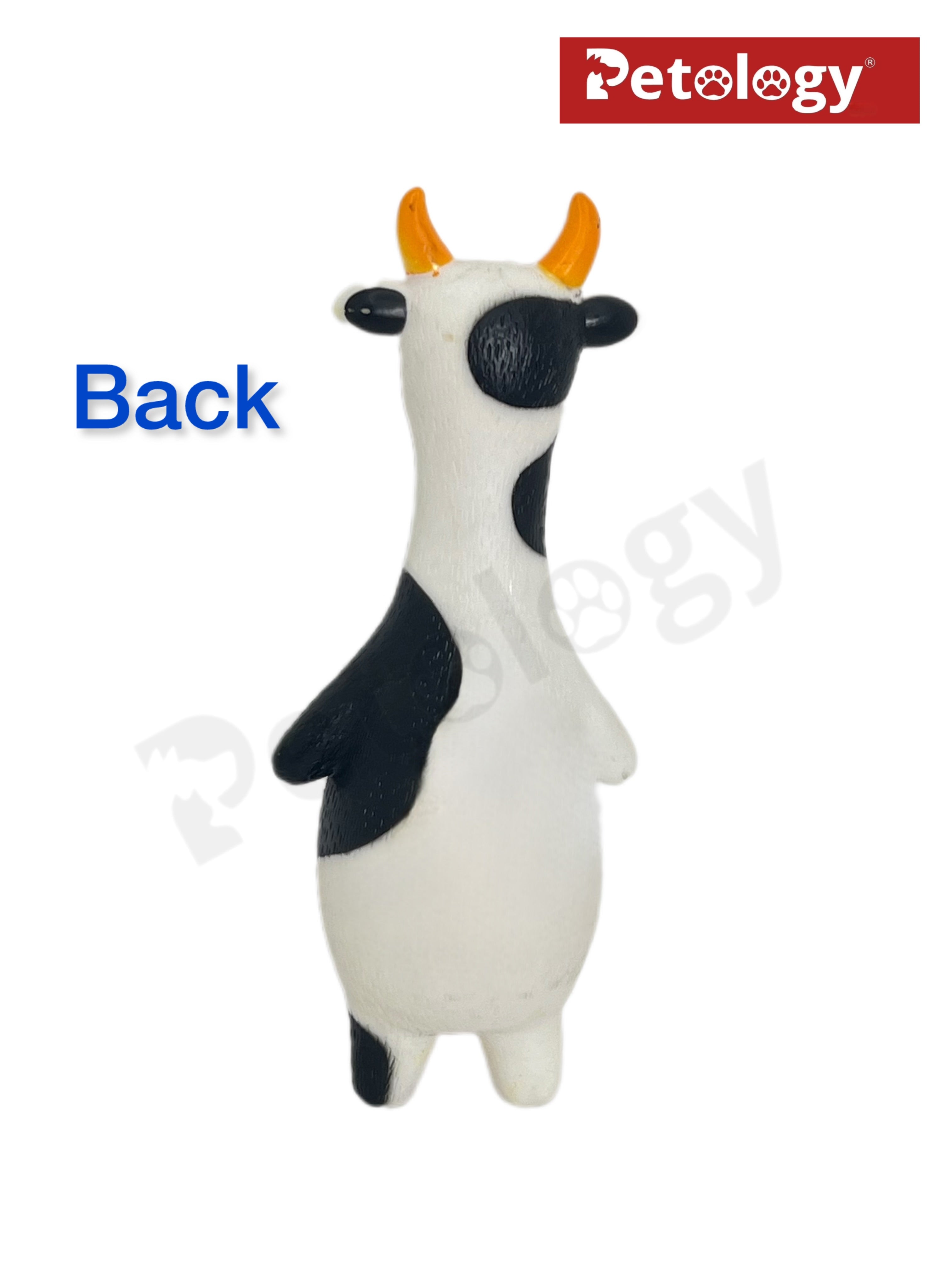 Premium Holy Cow Squeaky Dog Toy, Durable Latex 100% lead Free( made in UK ) Rubber Chew Toy for Small, Medium & Large Dogs Interactive,Teeth Cleaning, Indoor Outdoor Pet Play( suitable for all age dogs)