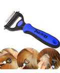 Hihealth Pet Grooming Brush for Dogs/Cats/Rabbits Deshedding Tool & Undercoat Rake Dematting Comb for Mats,Reduces Shedding by Up to 95%,Great for Short to Long Hair Small Large Breeds