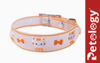 Petology Silicone Cat/Kitten Reflective Adjustable Collar Safety Buckle with Bells Cat Radium Adjustable Collar with Bell for Puppy/Kitten (Color May Vary) (Pack of-2)