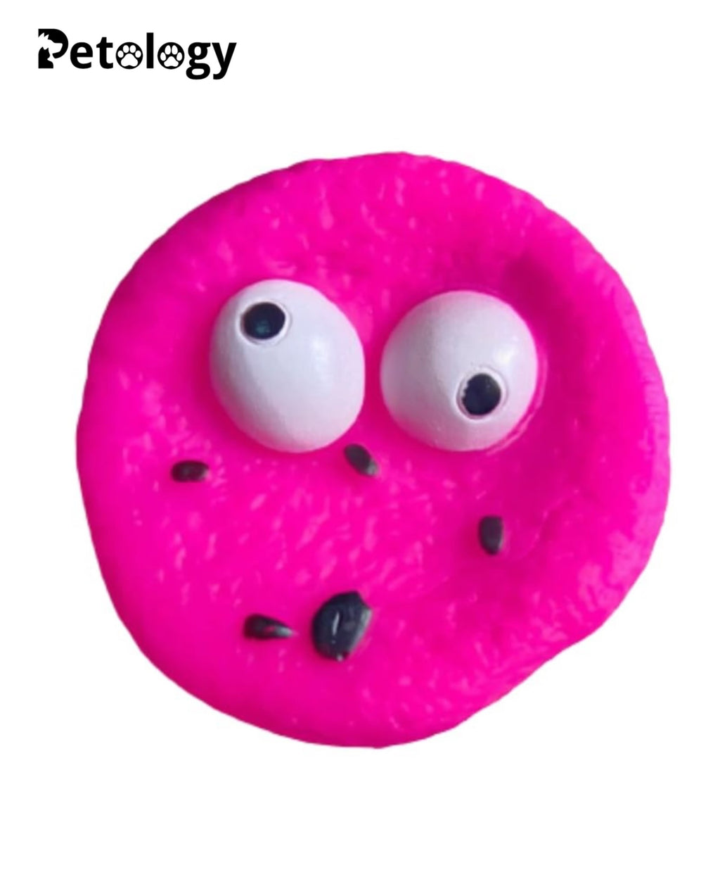 Playpets 100% Latex Cream & Coockie Squeaky Chew toy for Puppies and Pets, Coockie Shape for Dogs all sizes & Breeds