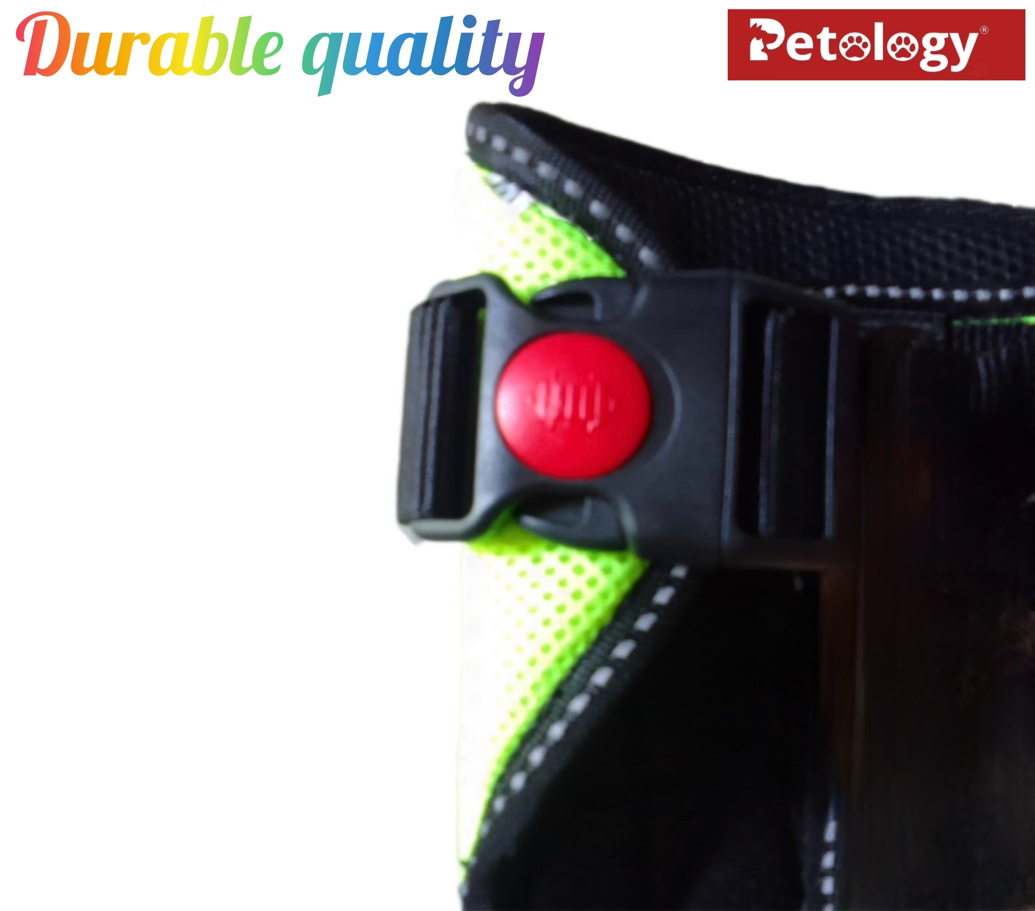 Petology Premium Breathable Durable Vest Set Harness for Dogs is designed to elevate your dog’s comfort Reflective feature safety gives confidence in low light free roaming (colors vary,15mm rope leash))