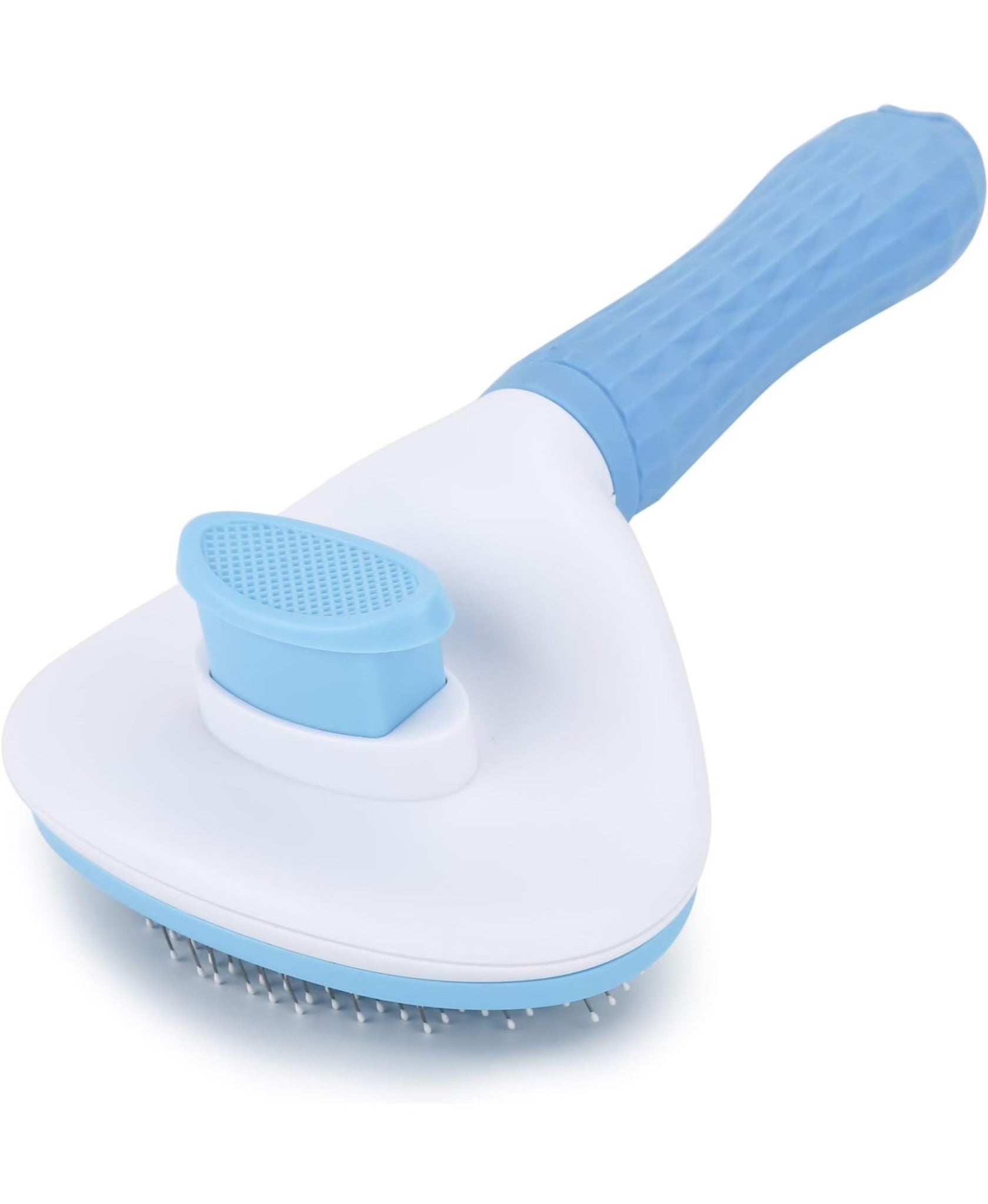 PETOLOGY Hi health pet Self Cleaning Slicker Brush, Pet Grooming Shedding Brush for Dogs and Cats Color May Vary