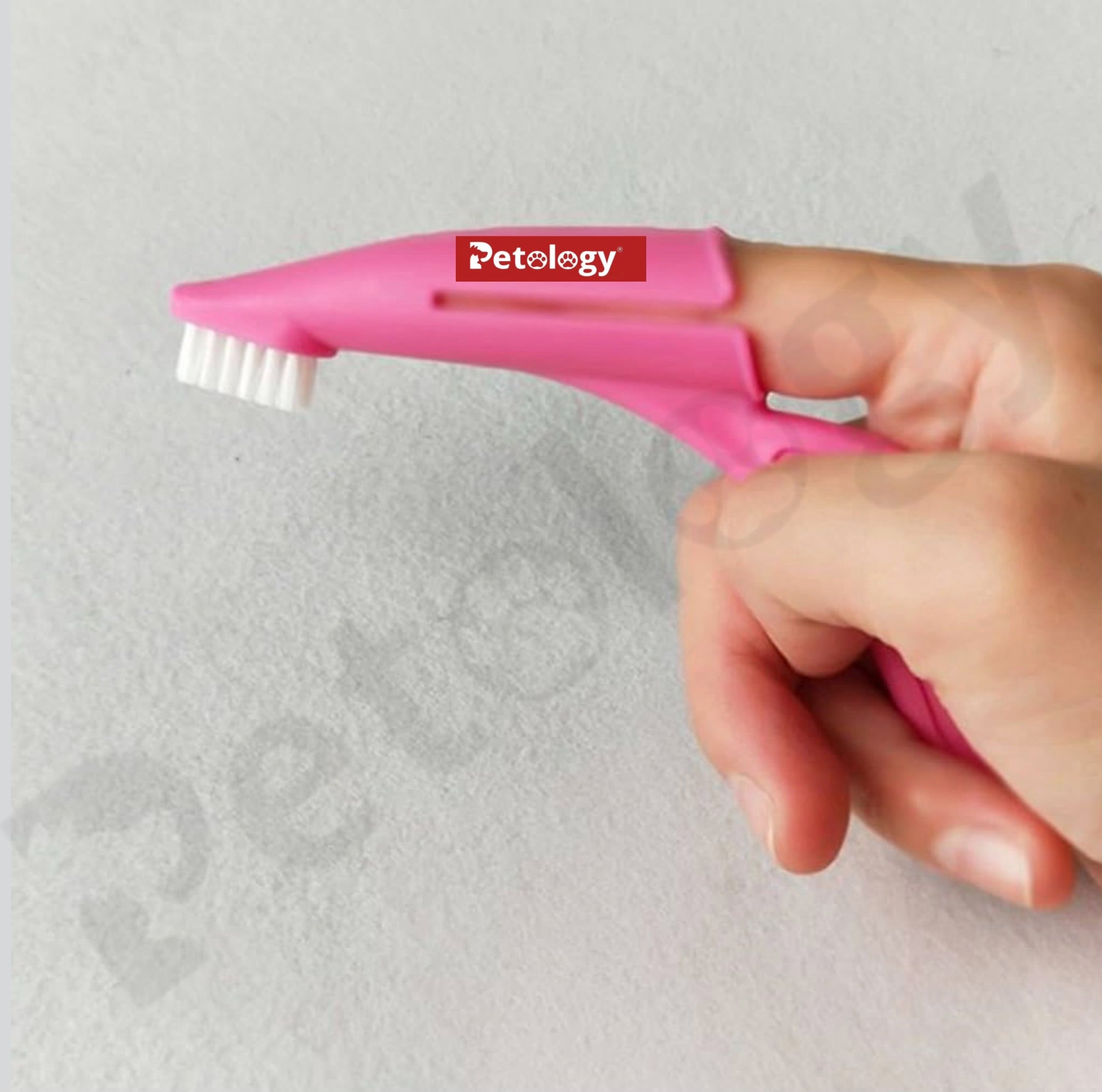HiHygiene Ultra soft 2-in-1 Tooth brush designed for all kinds Dog breeds small,medium,Large & Extra large size Dogs easy to use glide through brush with better grip enhanced oral care of loved ones(Color vary)