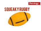 Petology 3-in-1 Combo pet friendly Latex Dog Squeaky Toys-Paw Ball- Rugby ball-Donut-Chew bone-Medium- Small Dogs & Puppies ,Dog Chew Toy for Teething, Chewing, Training Playing