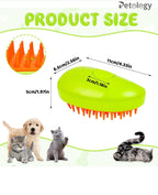 GRAB GROOM COMBO PET Mist brush with pet hair remover tool Non-Static and static brush combo with brush and clean combo perfect hygiene combo