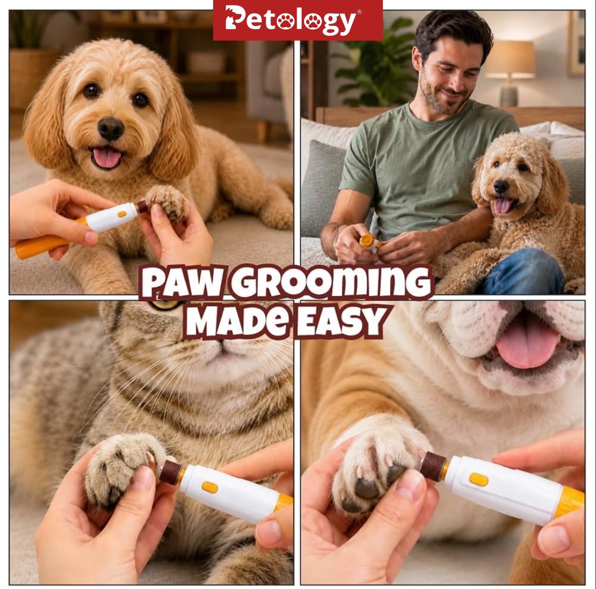 Discover Perfect Groomer Combo of Nail Cutter Tool with Nail Grinder and Polisher Noiseless perfect tool to give parlour look as edges get smooth