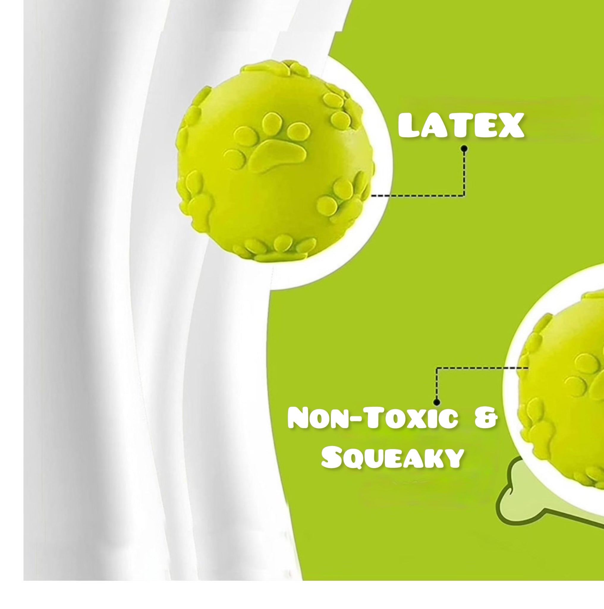 Paw Ball Latex Squeaky Dog Chews , Diameter 6cm,squeaky spiky mouse 3 inch and squeaky sleeper 4.2 inch,for puppies to medium breed.