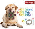 Petosafe buy 2 pay 1 100% Organic Jute Chew-tug Dog Toy Non-Toxic, Soft, Stuffed Interactive Cute Squeaky, Teething Rope Dog Toy  Small to Medium breed