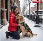 PawPet Breathable Warm Coat for Adult-puppy Dogs Windproof Adjustable Easy to Clean (QDT) QUICK DRY TECHNOLOGY Ideal for Cold Weather Indoor or Outdoor(Colors vary)