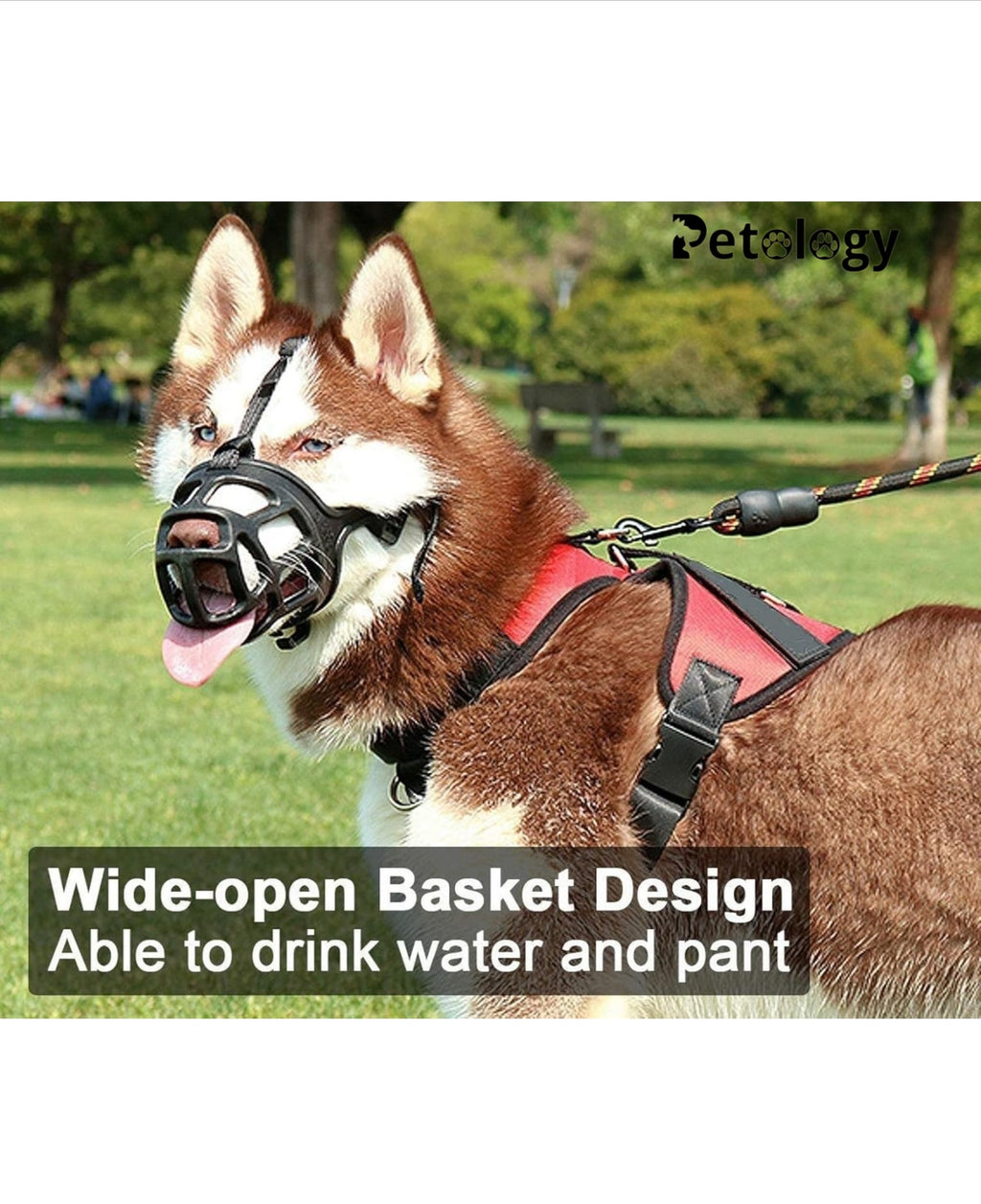 100% Silicon & extra soft Mouth Cover Muzzle Guard with Adjustable Strap Buckle Ideal for Stopping Biting, Barking & eating useless street waste, XLarge,large,Medium Dog & Puppy