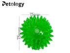 Playpets perfect combo of 4 Safe fetch teething balls with combo squeaky, spiky & soft latex balls to keep boredom away for all dog breeds and ages( Multi colour)
