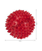 PlayPets Non-Toxic bouncy Spiked super bouncy fetch Ball Dog Chew Toy, Puppy Teething Toy, 3 Inches(Suitable all breeds)